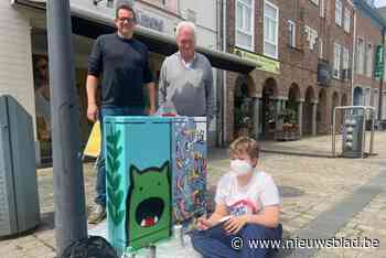 Elektriciteitskasten in Herentals krijgen kleur met streetartproject: “Blij dat ik op de Grote Markt aan de slag mocht”