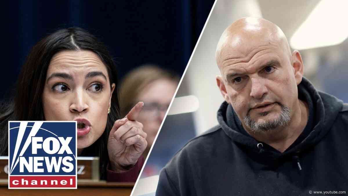 'THAT'S ABSURD': John Fetterman claps back at AOC's 'bully' accusations