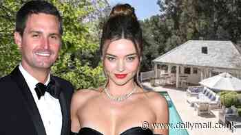 Miranda Kerr and her Snapchat billionaire husband Evan Spiegel put three Los Angeles mansions on the market - as they move into luxurious $180million compound