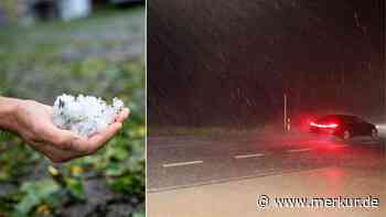 „Heftiger Starkregen“: Teilen Bayerns drohen heute Gewitter, Hagel und Sturmböen