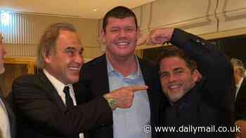 James Packer emerges for the first time in months as he reunites with RatPac business partner Brett Ratner in Cannes