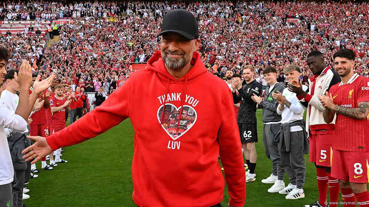 Forgotten Liverpool player spotted during Jurgen Klopp's farewell speech as he joins guard of honour at Anfield despite struggling for minutes