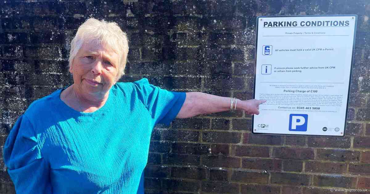 Homeowners claim parking firm tried to charge them to park on own land - and threatened £100 fine