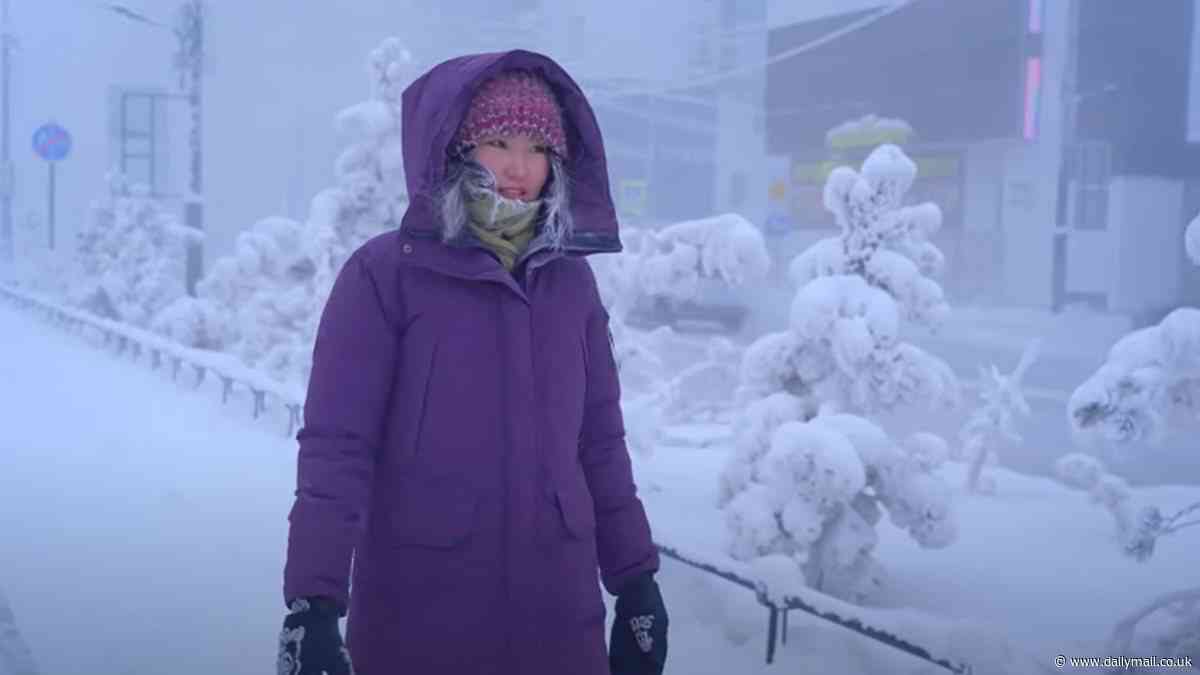 Woman lays bare the perils of living in the world's COLDEST city where temperatures plummet as low as -83F - from aging faster to suffering extreme frostbite