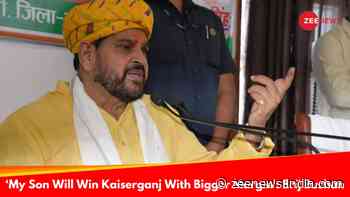 `My Son Will Win With Bigger Margin Owing To Wrestlers` Allegations`: Brij Bhushan After Casting Vote In Kaiserganj