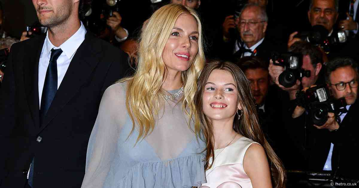 Sienna Miller brings 11-year-old daughter Marlowe to Cannes and she looks just like her famous dad