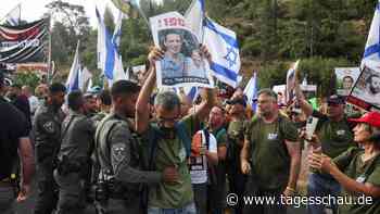 Nahost-Liveblog: ++ Festnahmen bei Protesten gegen die Netanyahu ++