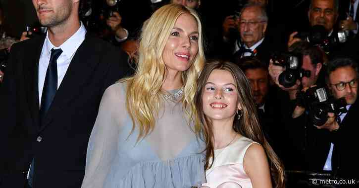 Sienna Miller brings 11-year-old daughter Marlowe to Cannes and she looks just like her famous dad