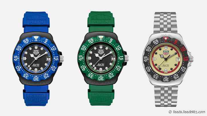 TAG Heuer Link Up With Kith for a Redesign of Retro Formula 1 Watches