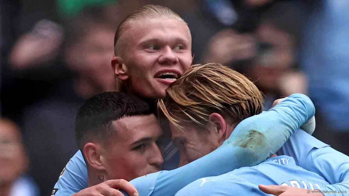 Three Man City players make Sofascore's best Premier League 2023-24 XI after clinching the title - but a BIG name misses out - while two Arsenal stars make the cut... and who got the highest mark?