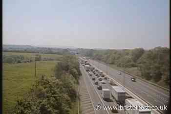 Live: Crash stops M4 in Bristol with long queues building