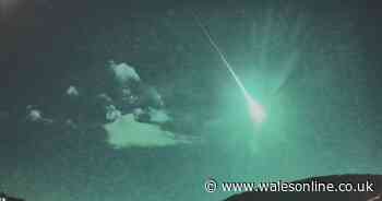 'Unexpected' fireball seen plummeting to Earth