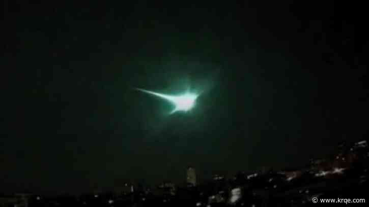 Video: Stunning meteor lights up the sky over Europe