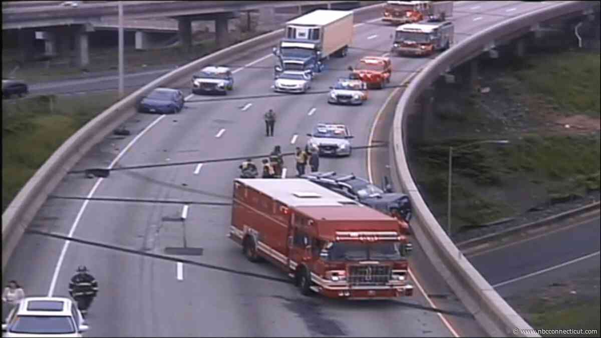 I-84 East in Hartford reopens following multi-vehicle crash