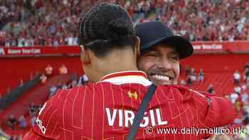 Virgil van Dijk admits he was surprised Jurgen Klopp didn't cry at his Liverpool farewell... as the Reds captain reveals he has NOT yet been offered a new contract by the club