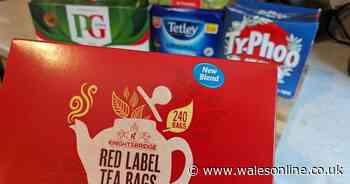 Tetley, Yorkshire Tea, Typhoo and PG Tips compared to supermarket's 1p tea bags