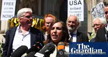 Julian Assange's wife reacts after high court ruling in extradition case – video