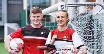 Two Teesside University students selected for national football squads