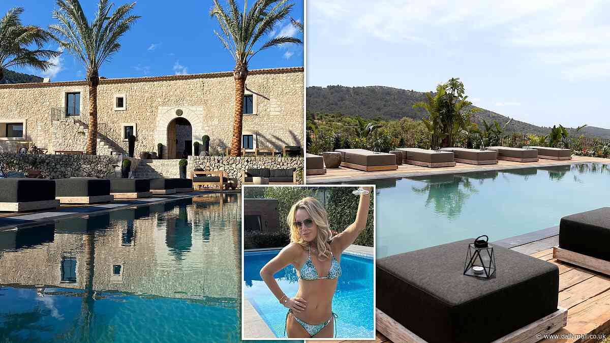 First look at Amanda Holden's new Netflix show where contestants competing on Cheaters: Unfinished Business will live it up in idyllic 10-bedroom Mallorca villa… as host looks to 'rival' Love Island