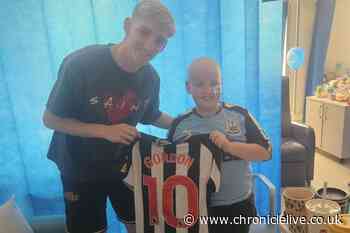 Anthony Gordon delights young fan by driving to Manchester for hospital visit