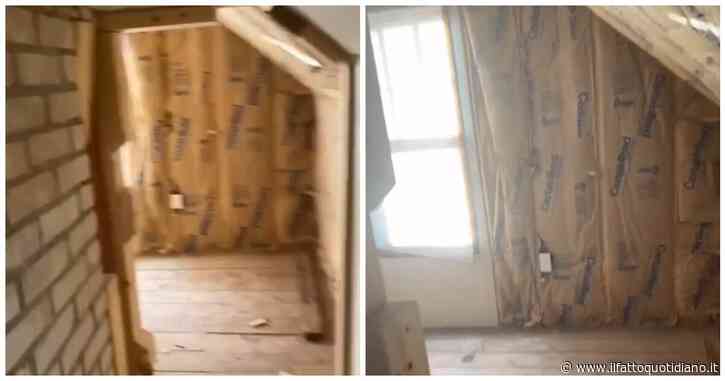 Una donna trova una stanza segreta mentre ristruttura casa nuova: “Questa stanza mi fa molto paura”. E il video diventa virale