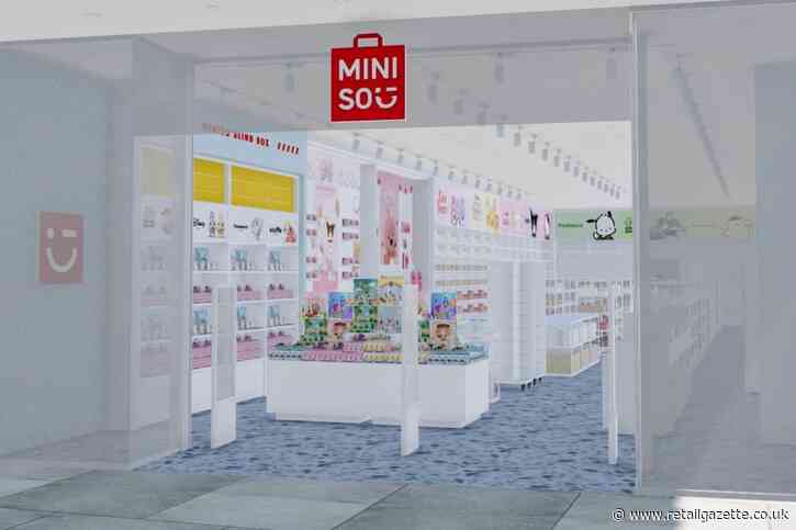 Miniso ditches pink for blue at new Bluewater store