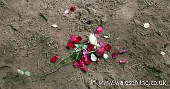 Flowers left on banks of river close to where 14-year-old boy died