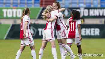 Ajax Vrouwen winnen voor 6de keer TOTO KNVB Beker na zege op Fortuna Sittard