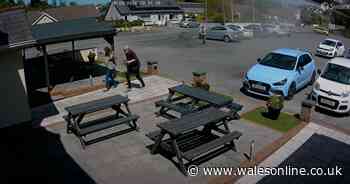 People in Welsh village run from 'mini tornado' in pub car park