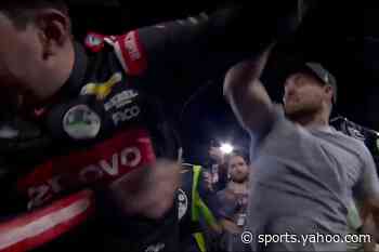 NASCAR drivers throw punches live on air after all-star race