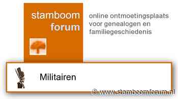 Meer info gezocht over militair Adam/ Hubertus van den Hoek [Militairen]