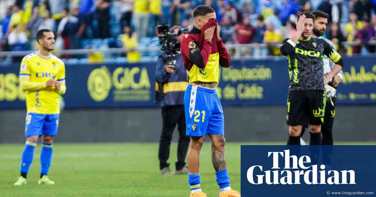 Cádiz pay for failure to make football fun with miserable relegation | Sid Lowe
