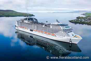 Cruise ship breaks record of largest to ever visit Lerwick Harbour