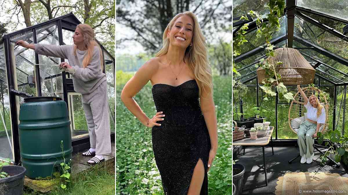Stacey Solomon baffles fans with 30-hour greenhouse makeover
