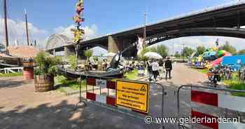 De Kaaij in Nijmegen ontruimd, hoogwater komt eraan