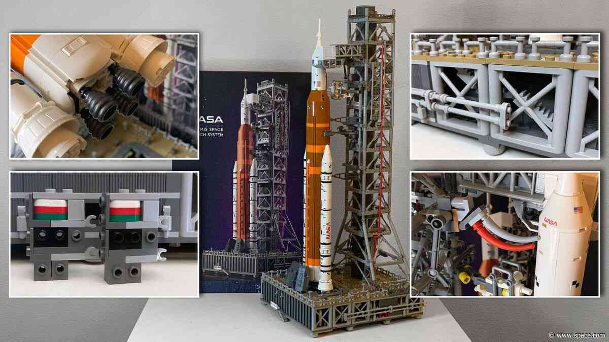 From tails to (umbilical) arms, the hidden details in Lego's new Artemis SLS rocket