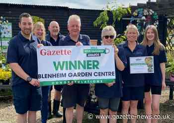 Blenheim Garden Centre crowned 'Favourite Garden Centre'