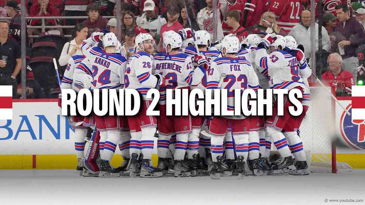 ROUND 2 HIGHLIGHTS | New York Rangers vs Carolina Hurricanes: 2024 Stanley Cup Playoffs