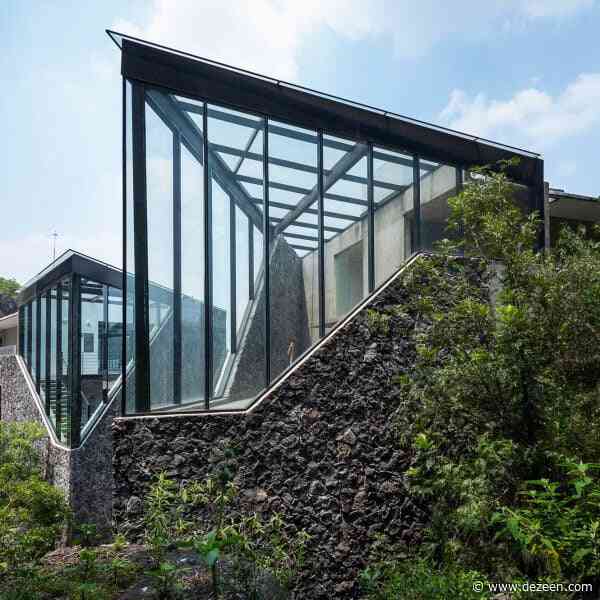 DF Arquitectos uses volcanic rock for sports club in Mexico