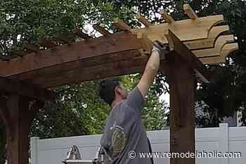 DIY Arbor Swing: How to Stain Cedar for Outdoor Use