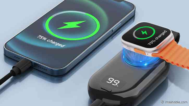 This $19 keychain can wirelessly charge your Apple Watch and iPhone