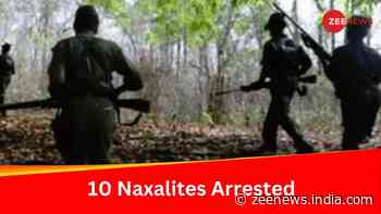 10  Naxalites Apprehended In Chhattisgarh`s Sukma District