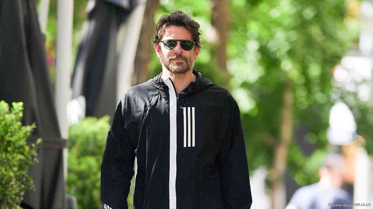 Bradley Cooper makes the RARE move of wearing shorts to display his very toned legs in New York City... as he approaches his 50th birthday