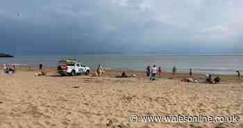 'Get out of the sea' tannoy warning sounded at Welsh beach was a 'false alarm'