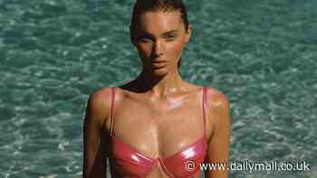 Victoria's Secret vet Elsa Hosk flaunts her very toned figure in a skimpy bikini in the Caribbean as the Swedish sensation says the shoot was 'magic'