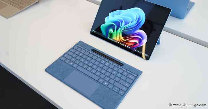 A first look at Microsoft’s new Surface Pro with Arm chips inside