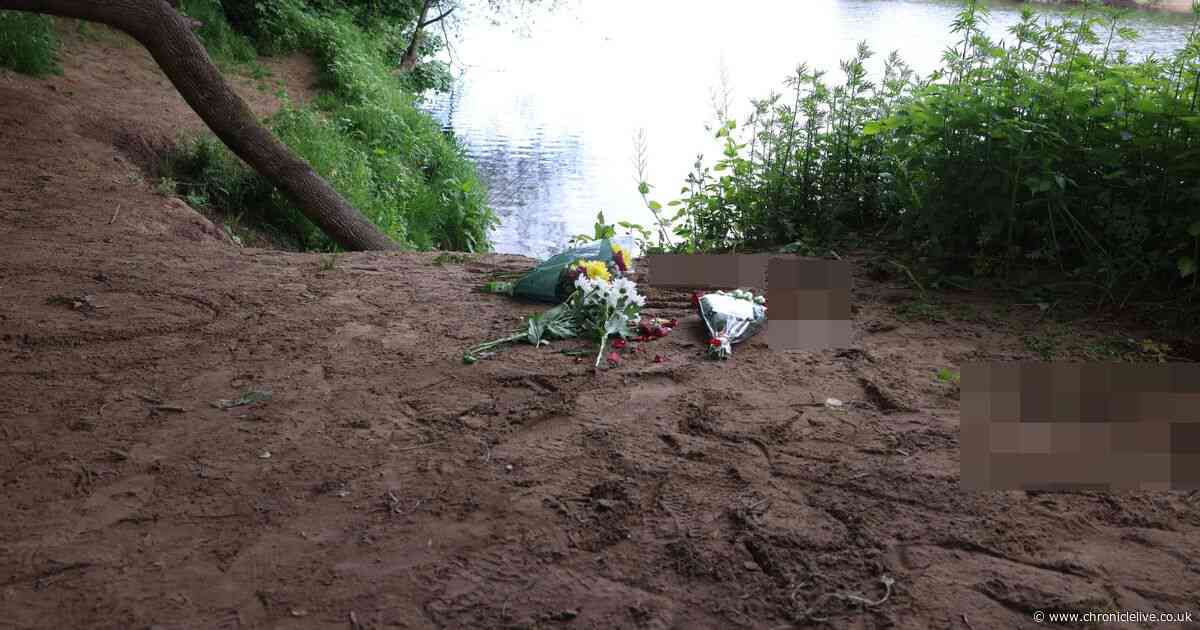 Words of tribute left for teenager who died in River Tyne tragedy near Ovingham