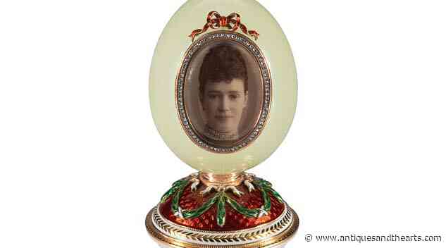 Fabergé Egg-Form Frame Triples High Estimate At Heritage