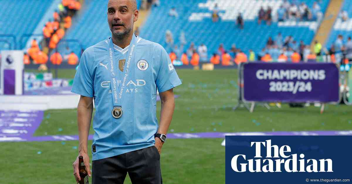 How a slogan pinned up by Guardiola in October fired his team to history | Jamie Jackson