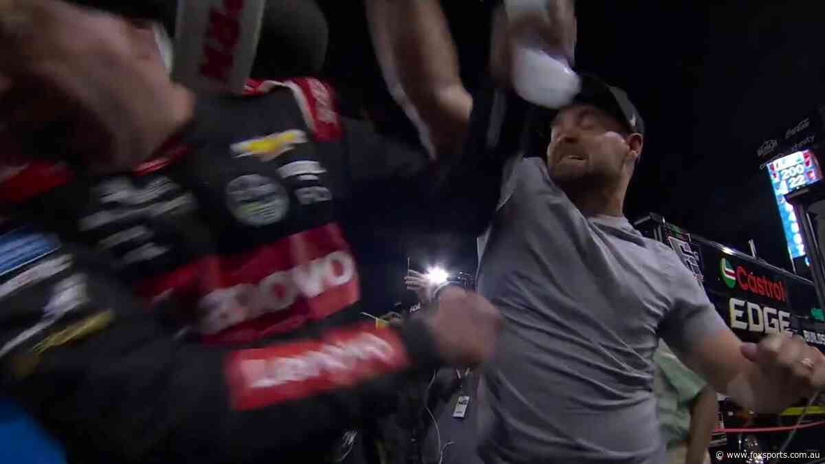 ‘Bring it, I don’t give a f***’: Wild NASCAR brawl erupts as father, son throw punches at rival